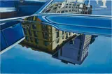 Richard Estes, Car Reflection, 1969, oil on canvas