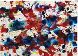 Untitled (SF78-024) by Sam Francis, 1978, acrylic on paper, sold Nov 2017