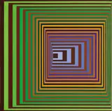 Vonal-Stri by Victor Vasarely, 1975, acrylic on canvas, sold Nov 2017