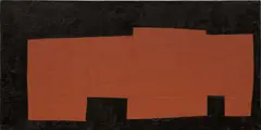 Takeo Yamaguchi, Fence Form, 1960, oil on board