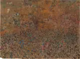 Mark Tobey, New York (Composition), 1955, gouache on brown paper