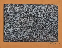 White Writing by Mark Tobey, 1959, gouache on buff paper, sold Nov 2017