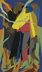 Jacob Lawrence, Escape, 1967, gouache on paper