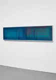 Carlos Cruz-Diez, Physichromie No. 558, 1971, silkscreen and plastic elements mounted on wood with aluminum frame
