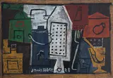 Joaquín Torres-García, Nature morte au grattoir blanc
