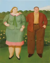 La Pareja by Fernando Botero, 2013, oil on canvas, offered Nov 2017