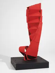 Escalera by Édgar Negret, 1974, painted aluminum, sold Nov 2017