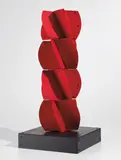 Édgar Negret, Juguete andino, 1988, painted aluminum