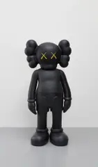 Four Foot Companion (Black) by Kaws, 2007, painted cast vinyl, sold Sep 2017
