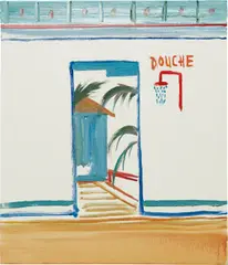 Shinro Ohtake, DOUCHE, 2000, oil on canvas