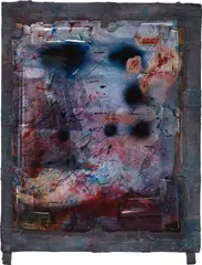 Shinro Ohtake, Small Retina, 1988-1990, mixed media collage on paper