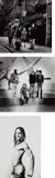 Renaud Monfourny, Three works: (i) Sonic Youth; (ii) The Libertines; (iii) Iggy Pop, 2007, gelatin silver print
