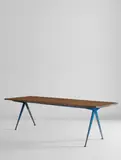 Jean Prouvé, “Compas” cafeteria table, model no. 512, 1953, oak and painted steel