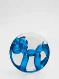 Jeff Koons, Balloon Dog (Blue), 2002, porcelain painted in chrome