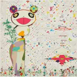 SUPERFLAT monogram: Panda & His Friends by Takashi Murakami, 2005, screenprint in colors, on wove paper, with full margins, sold Sep 2017