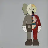 Kaws, Dissected Companion, 2006, Screenprint in colours with partial glaze, on heavy wove paper, the full sheet