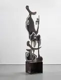 Aaron Curry, Vagabond Phantom (In Double Time), 2008, enamel paint on wood, in 11 parts