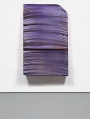 Piero Golia, Intermission Painting #26 red to purple, 2015, EPS foam, hard coat and pigment