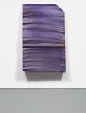 Piero Golia, Intermission Painting #26 red to purple, 2015, EPS foam, hard coat and pigment