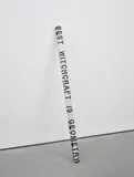 Roni Horn, Key and Cue No. 1158 (Best witchcraft is geometry)