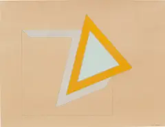 Frank Stella, Untitled, 1970, gouache and pencil on paper