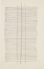 T62-29 by Jan Schoonhoven, 1962, ink on paper, sold Nov 2017
