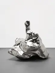Zhan Wang, Artificial Rock No. 40, 2001, stainless steel
