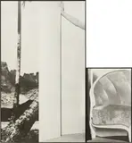 Tree/Hand/Chair by John Baldessari, 1988, three black and white photographs, in 2 parts, sold Nov 2017