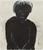 Marlene Dumas, The Last Years of Willem de Kooning, 1994, ink, watercolor and graphite on paper