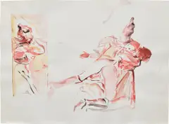 Cecily Brown, Untitled, 1999, watercolor on paper