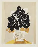 Georges Braque, Les amaryllis, 1958, Aquatint and etching in colors, on Rives BFK paper, with wide margins
