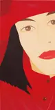 Alex Katz, Red Coat, 1983, Screenprint in colors, on Stonehenge paper, the full sheet