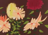 Alex Katz, Late Summer Flowers, 2013, Screenprint in colors, on 4-ply Museum Board, the full sheet,