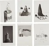 David Hockney, Illustrations for Six Fairytales from the Brothers Grimm, 1969, The complete set of 45 etchings, including 39 bound and six loose (as issued), on handmade Hodgkinson paper, the full sheets and with full margins, all contained in the original dark blue leather bound portfolio