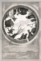 Atlas Procession I (Variation) by William Kentridge, 2000, Aquatint, drypoint and etching with hand-painting, on wove paper, the full sheet, sold Apr 2017