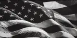 Untitled (Flag) by Robert Longo, 2013, Archival pigment print, on Epson Hot-Pressed paper, the full sheet, offered Apr 2017