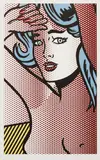 Roy Lichtenstein, Nude with Blue Hair, from Nudes Series, 1994, Relief print in colors, on Rives BFK paper, with full margins