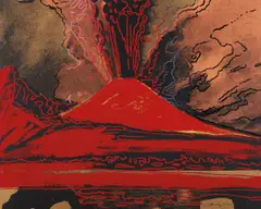 Andy Warhol, Vesuvius, 1985, Screenprint in colors, on Arches 88 paper, the full sheet