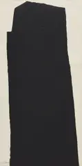 Richard Serra, Vesturey II, 1991, Intaglio construction, on Meirat Velasquez and Japanese Kozo paper, the full sheet