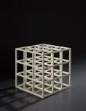 Sol LeWitt, Cube, 1979, Baked enamel on steel