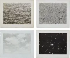 Untitled Portfolio by Vija Celmins, 1975, The complete set of four lithographs in colors, on Twinrocker Handmade Rag paper, with full margins, sold Apr 2017