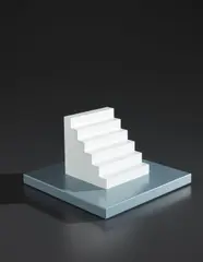 Steps by Sol LeWitt, 2005, Syntactic polyurethane painted in lacquer, contained in the original wood box, offered Apr 2017