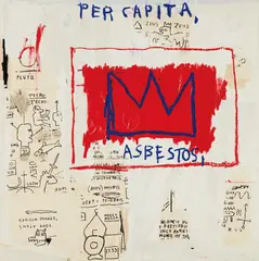 Per Capita by Jean-Michel Basquiat, 1983/2001, Screenprint in colours, on wove paper, the full sheet, sold Apr 2017