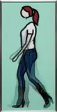 Tina walking, Phillips 2017