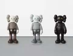 Companions, three works by Kaws, 2007, Three cast vinyl and painted sculptures, sold Apr 2017