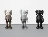 Companions, three works by Kaws, 2007, Three cast vinyl and painted sculptures, sold Apr 2017