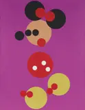 Minnie (Pink Glitter) by Damien Hirst, 2016, Screenprint in colors with glitter, on wove paper, the full sheet, sold Apr 2017
