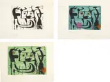 Le styx: three impressions by Joan Miró, 1958, Three etching and aquatints (two in colors), on wove paper, with full margins, sold Apr 2017