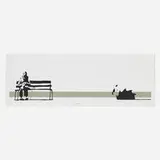 Banksy, Weston Super Mare, 2003, screenprint in colors