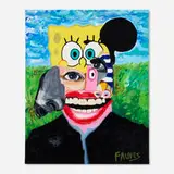 John Paul Fauves, Bob Me, 2018, acrylic on canvas